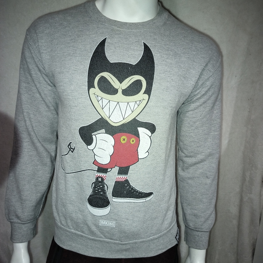 IMKING GRAPHIC MICKEY MOUSE SWEATSHIRT SZ S